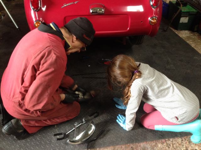 Fitting the rear bumperettes