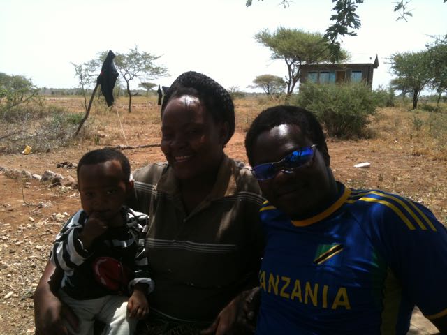 Teacher Mr Emmanuel and family