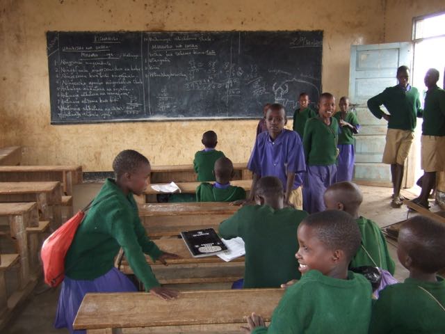 Classroom prior to painting